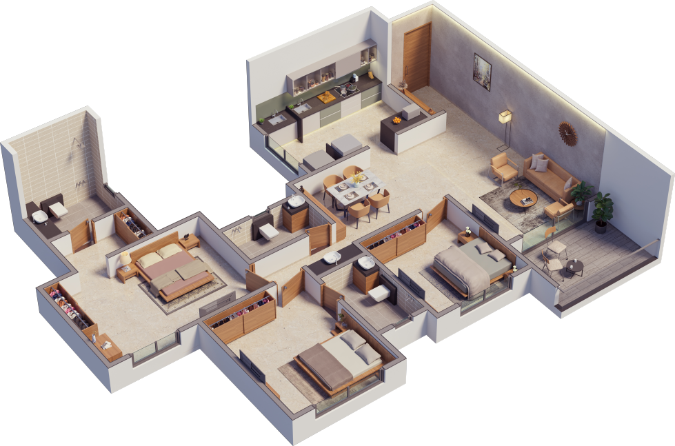 3BHK Plan